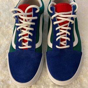 Vans Old Skool (Vans Yacht Club) Blue/Green/Red/Yellow US Boys 6.0 Woman 7.5